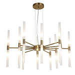 Люстра подвесная с 20-ю цилиндрическими матовыми плафонами Delta Light варинант исполнения - 1 | Loft Concept в Брянске