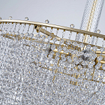 Люстра многоярусная с каскадами кристаллов Crystal Rains варинант исполнения - 8 | Loft Concept в Брянске