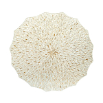 Стол кофейный с отделкой раковинами устриц Coastal Charm варинант исполнения - 3 | Loft Concept в Брянске