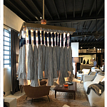 Люстра квадратная плетеная с бахромой Wicker Square Chandelier with Tassels варинант исполнения - 4 | Loft Concept в Брянске