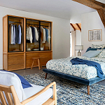 Двуспальная кровать с мягким изголовьем Daniel Bed варинант исполнения - 6 | Loft Concept в Брянске