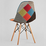 Стул с обивкой в технике пэчворк DSW варинант исполнения - 5 | Loft Concept в Брянске