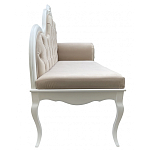 Рекомье со спинкой в стиле прованс Montmartre Provence Ottoman варинант исполнения - 7 | Loft Concept в Брянске