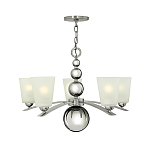 Люстра с матовыми конусными плафонами и декоративными элементами в форме шаров Hinkley варинант исполнения - 10 | Loft Concept в Брянске