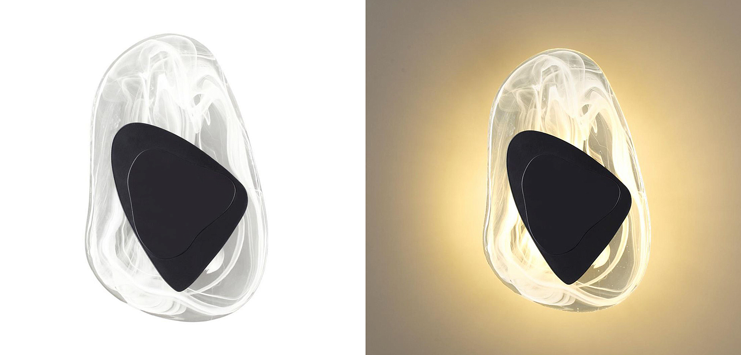 Бра Transparent Pebbles Sconces Black Бра Transparent Pebbles Sconces Black - Loft-Concept в Брянске