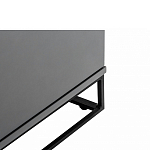 ТВ-тумба цвета графит с  2-мя дверцами и ящиком Strict Lines варинант исполнения - 5 | Loft Concept в Брянске