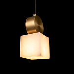 Подвесной светильник светодиодный с квадратным плафоном Stone Helios варинант исполнения - 2 | Loft Concept в Брянске