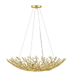 Люстра в форме золотой чаши из кораллов Coral Decor варинант исполнения - 2 | Loft Concept в Брянске
