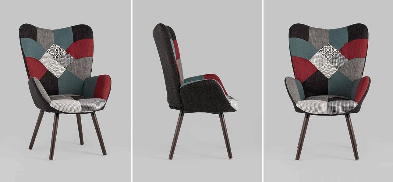 Полукресло Печворк Grandee Chair Полукресло Печворк Grandee Chair - Loft-Concept в Брянске