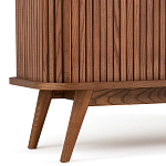 ТВ-тумба с двумя раздвижными дверцами Toinette Brown TV Stand варинант исполнения - 6 | Loft Concept в Брянске