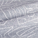 Мебельная ткань Букле серый цвет 140 см T3-9 варинант исполнения - 1 | Loft Concept в Брянске