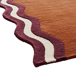 Ковер с оригинальной волнистой отделкой Woven from Wool варинант исполнения - 2 | Loft Concept в Брянске