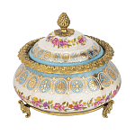 Шкатулка фарфоровая с цветочной росписью Eden Garden варинант исполнения - 1 | Loft Concept в Брянске