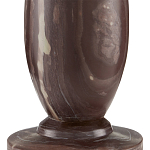 Настольная лампа из мрамора с тканевым абажуром Seductress варинант исполнения - 1 | Loft Concept в Брянске