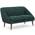 Двухместный диван с обивкой из велюра Belanger Sofa варинант исполнения - 2 | Loft Concept в Брянске