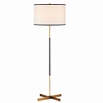Торшер с тканевым абажуром в форме цилиндра Pinwheel Shape Base варинант исполнения - 1 | Loft Concept в Брянске