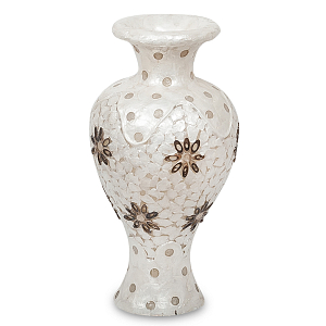 Настольная лампа из перламутра в виде вазы Indonesian Vase