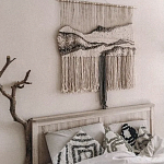 Панно Современный Гобелен ручная работа Туманное Утро варинант исполнения - 3 | Loft Concept в Брянске