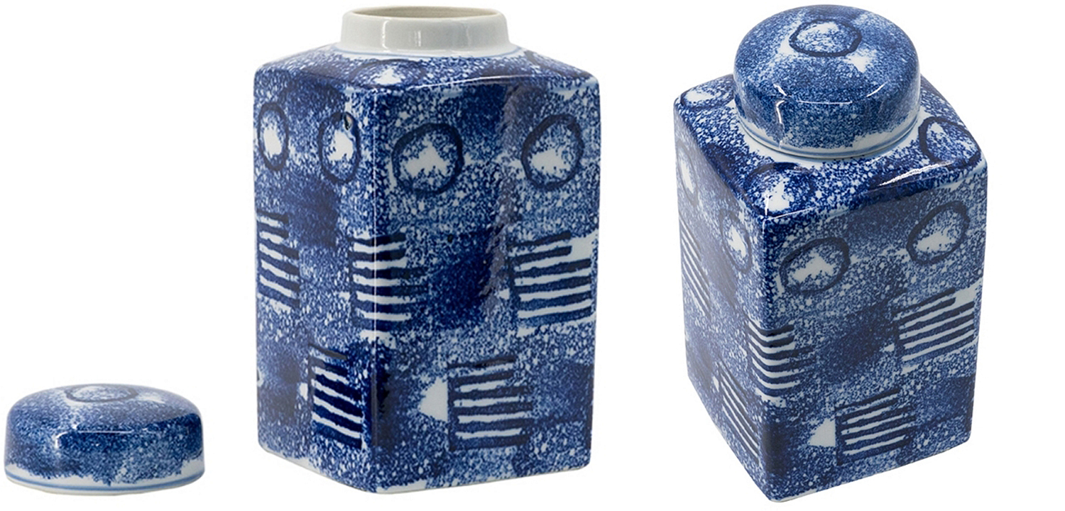 Ваза с крышкой Abstraction Vase square Ваза с крышкой Abstraction Vase square - Loft-Concept в Брянске