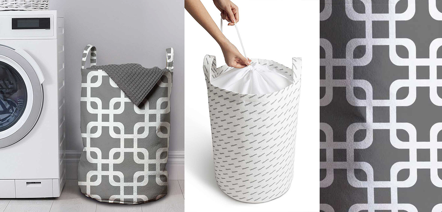 Корзина Squares on Gray Basket Корзина Squares on Gray Basket - Loft-Concept в Брянске