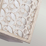 Бра прямоугольное в серебрянном цвете с ажурной решеткой Feiss варинант исполнения - 5 | Loft Concept в Брянске