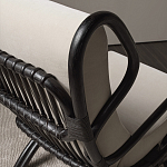 Дизайнерское кресло из ротанга Gio Ponti CONTINUUM D.163.7 BY BONACINA 1889 Armchair варинант исполнения - 4 | Loft Concept в Брянске