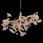 Люстра круглая с цветочным декором Miscellaneous herbs варинант исполнения - 1 | Loft Concept в Брянске