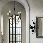 Бра светодиодное из черно-белых дисков Contrast Sample варинант исполнения - 5 | Loft Concept в Брянске