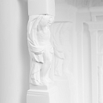 Встраиваемый в стену гипсовый светильник под покраску с колоннами и арками в античном стиле Antiquity Athena варинант исполнения - 12 | Loft Concept в Брянске