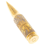 Флеш-карта USB 2.0 на 32 гб в виде пули с гравировкой природы в подарочной коробке Metal Flash Drive варинант исполнения - 1 | Loft Concept в Брянске