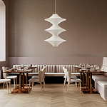 Подвесной вязаный белый светильник «Звезда Востока 03» варинант исполнения - 3 | Loft Concept в Брянске