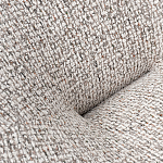 Кресло вращающееся круглой формы из серого шенилла Favorite Vacation Place варинант исполнения - 1 | Loft Concept в Брянске