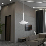 Подвесной вязаный белый светильник «Лампа Марракеша» варинант исполнения - 3 | Loft Concept в Брянске