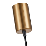 Подвесной светильник со стеклянным плафоном янтарного цвета Prestige варинант исполнения - 5 | Loft Concept в Брянске