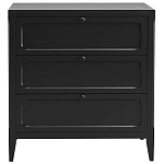 Комод с 3-мя ящиками черный Silva Black Chest of Drawers варинант исполнения - 2 | Loft Concept в Брянске