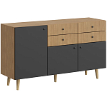 Буфет с принтом на дверцах Elise Cupboard варинант исполнения - 6 | Loft Concept в Брянске