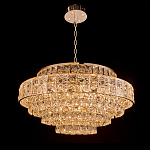 Люстра хрустальная в неоклассическом стиле на золотистом каркасе Majesty варинант исполнения - 7 | Loft Concept в Брянске