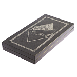 Подарочные нарды из натурального камня с гравировкой Backgammon from Stone варинант исполнения - 8 | Loft Concept в Брянске