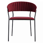 Стул мягкий с бархатистой велюровой спинкой и сиденьем Wine Chair варинант исполнения - 1 | Loft Concept в Брянске