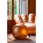 Дизайнерский кожаный пуф в виде бейсбольного мяча Poltronova Joe Ball Pouf варинант исполнения - 5 | Loft Concept в Брянске