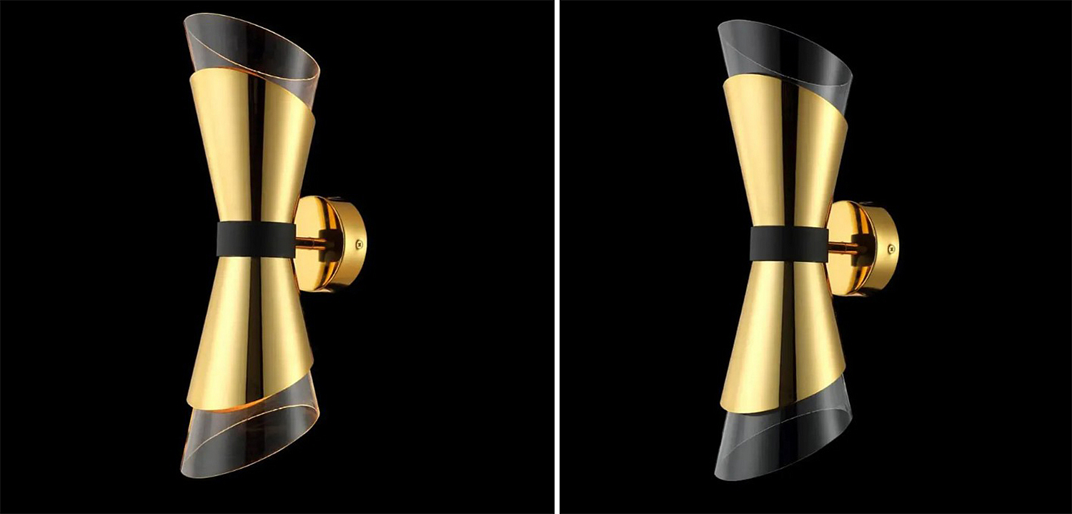 Бра Edson Gold Wall Lamp Бра Edson Gold Wall Lamp - Loft-Concept в Брянске