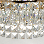 Потолочный светильник круглый с прозрачными подвесками Lunet варинант исполнения - 8 | Loft Concept в Брянске