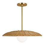 Люстра круглая из ротанга Long Lasting Chandelier варинант исполнения - 1 | Loft Concept в Брянске