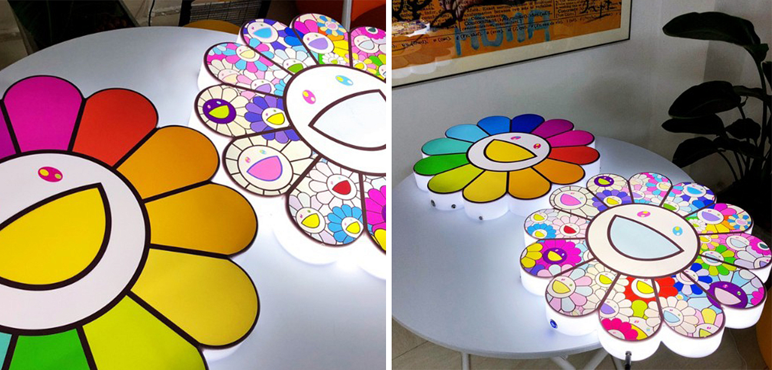 Светильник разноцветный подсолнух Takashi Murakami 2 Светильник разноцветный подсолнух Takashi Murakami 2 - Loft-Concept в Брянске