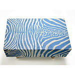 Кофейный стол Kenya Coffee Table Bone Inlay ZEBRA blue варинант исполнения - 1 | Loft Concept в Брянске