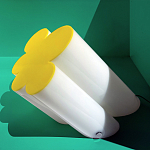 Настольная дизайнерская лампа Poltronova Passiflora Yellow Table Lamp варинант исполнения - 6 | Loft Concept в Брянске