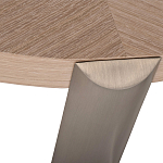 Столик журнальный с низкой круглой столешницей Wood Grain варинант исполнения - 2 | Loft Concept в Брянске