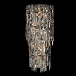 Бра с каскадом из прозрачного хрусталя и корпусом из металла цвета хром Constant Sparks варинант исполнения - 5 | Loft Concept в Брянске