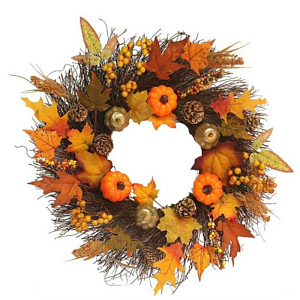 Аксессуар на стену Halloween Wreath