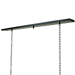 Люстра прямоугольная с 4-мя прозрачными цилиндрическими плафонами  Stamped Cylinders варинант исполнения - 2 | Loft Concept в Брянске